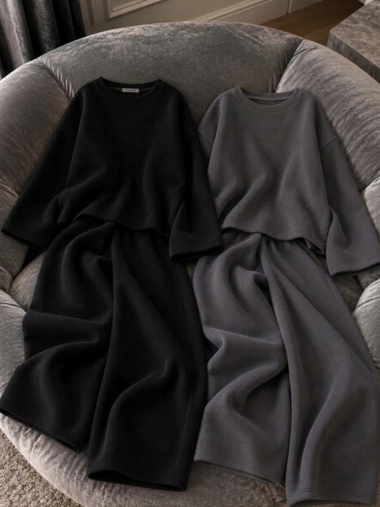 CH - 6153 - Aesthetic Fleece Co-ord Set | Saimwear