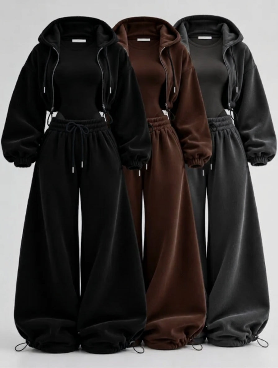 CH - 6157 - Urban Trio Fleece Co-Ord Set | Saimwear