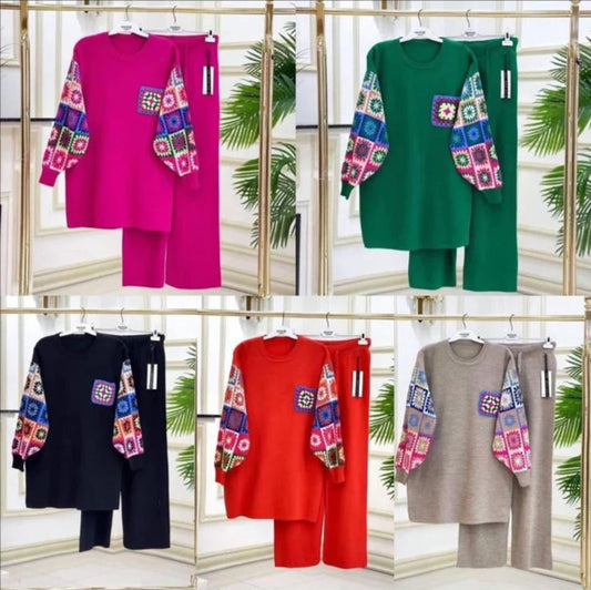 Saimwear 2 Pcs Printed Fleece Co ord Set CH 321