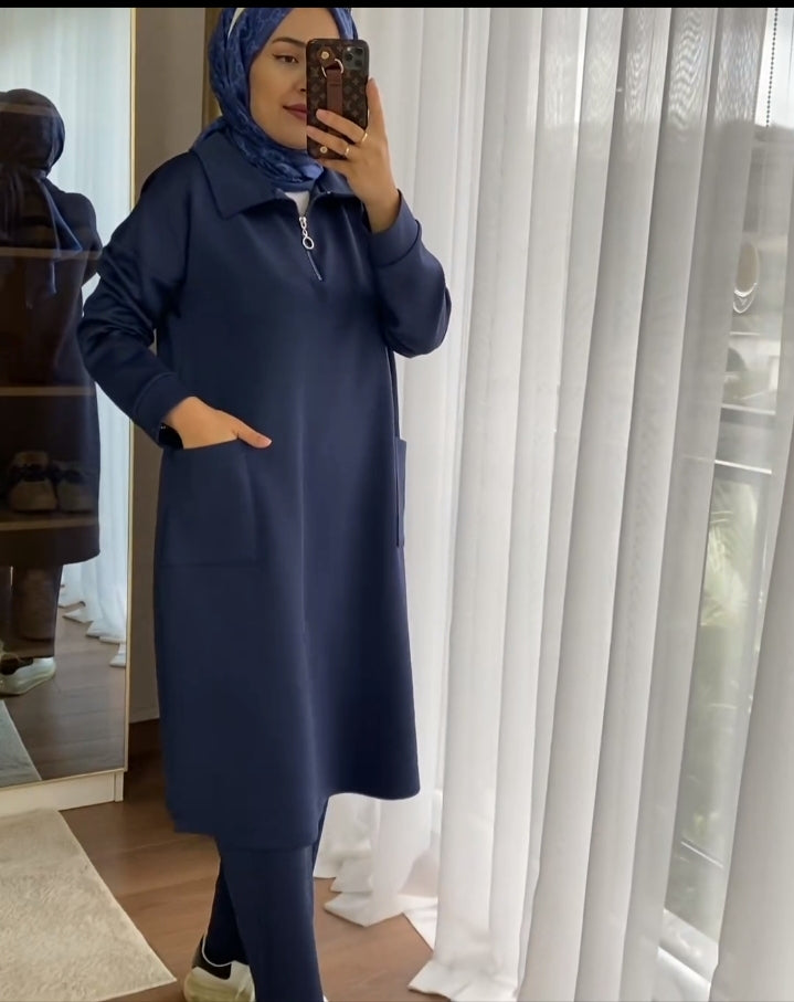 Saimwear Front Pocket Style 2 Pcs Warm Winter Outfit CH 397