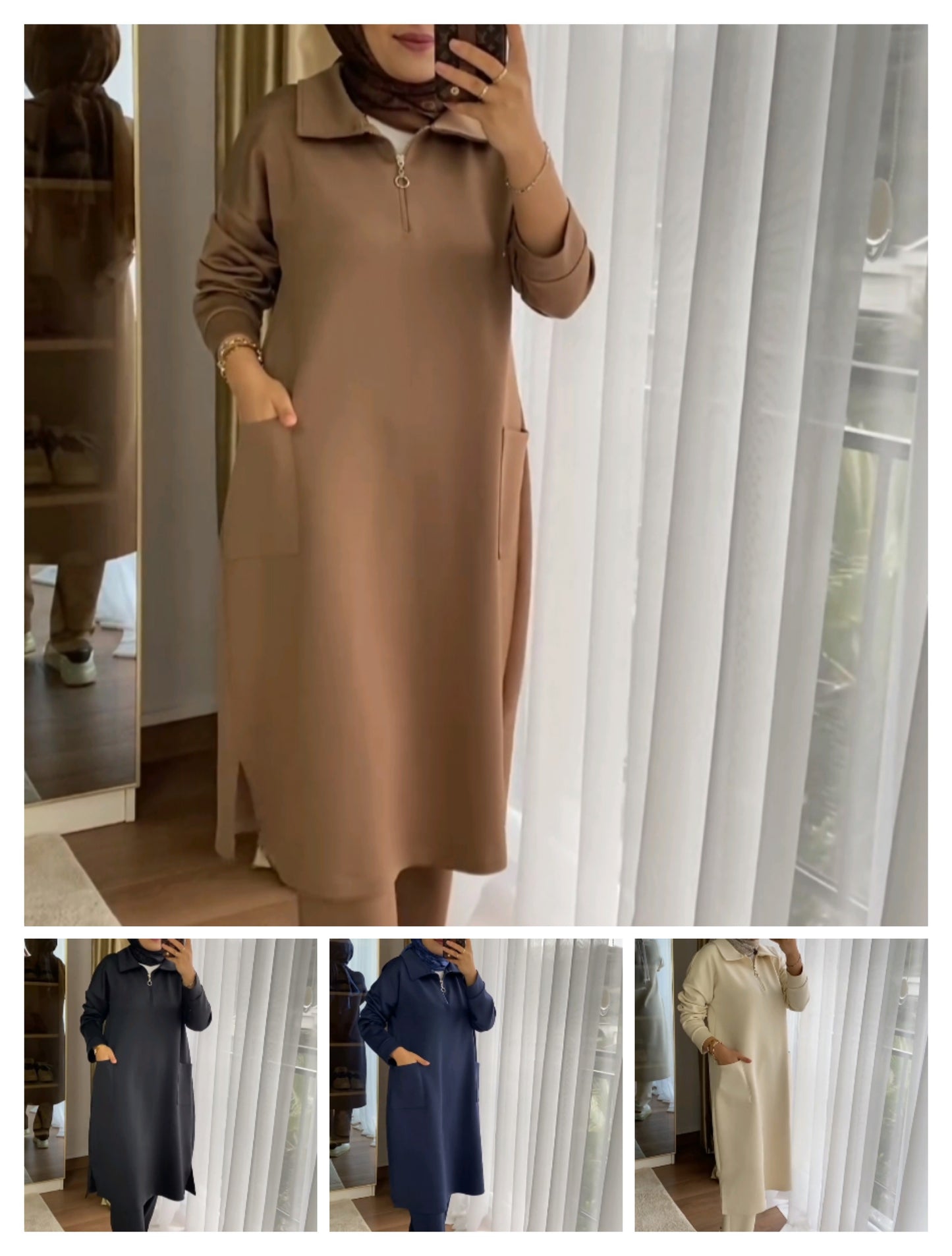 Saimwear Front Pocket Style 2 Pcs Warm Winter Outfit CH 397