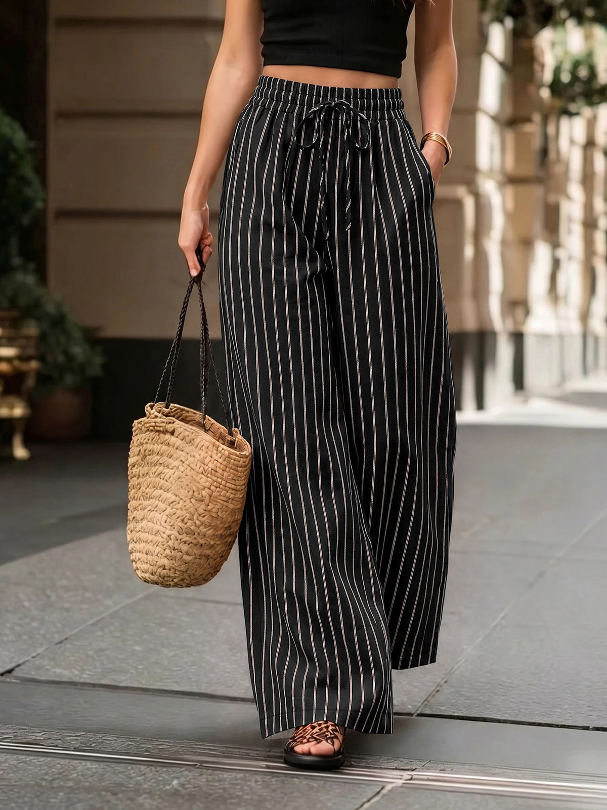 CH - 6137 - Everyday Elegance Trousers Pant | Saimwear