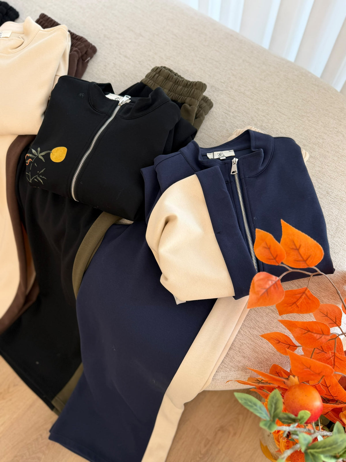 CH - 6160 - Front-Zip Winter Co-Ord | Saimwear