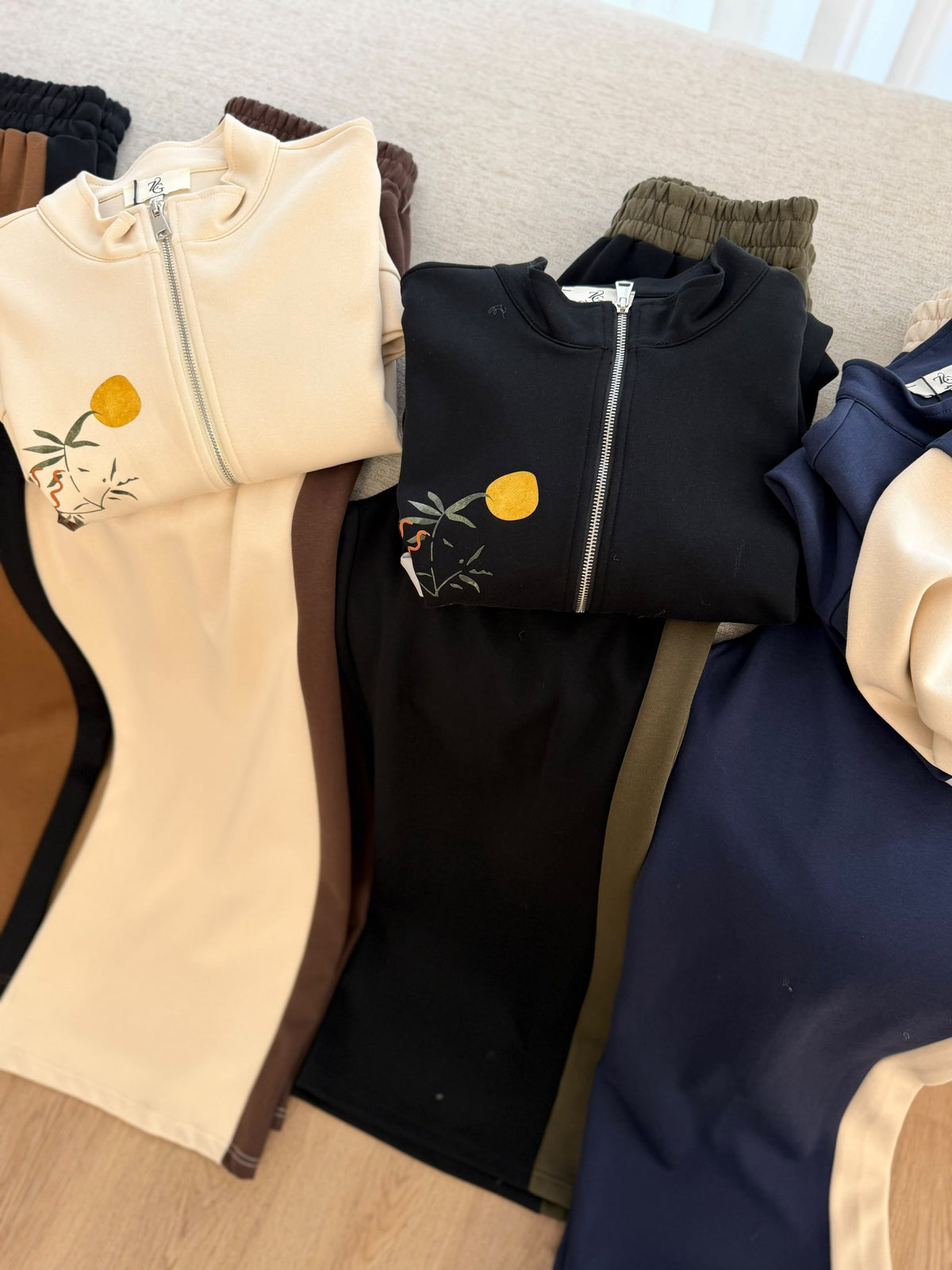 CH - 6160 - Front-Zip Winter Co-Ord | Saimwear