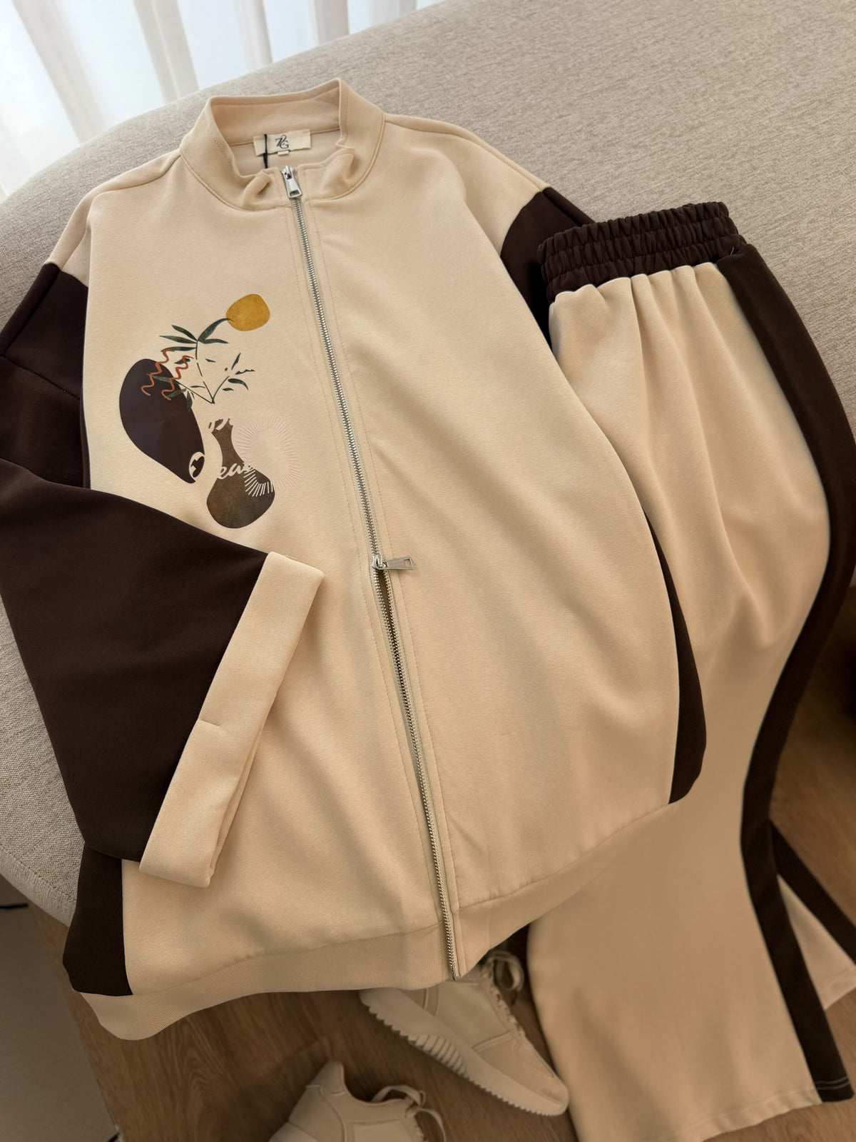CH - 6160 - Front-Zip Winter Co-Ord | Saimwear