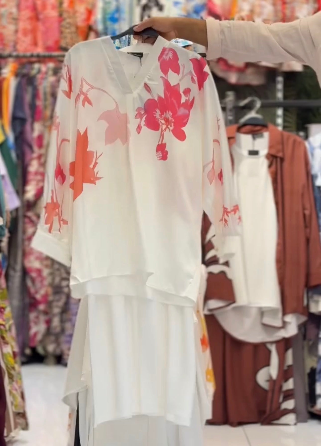 CH 6014 - Petal Soft 2-Piece Dress | Saimwear