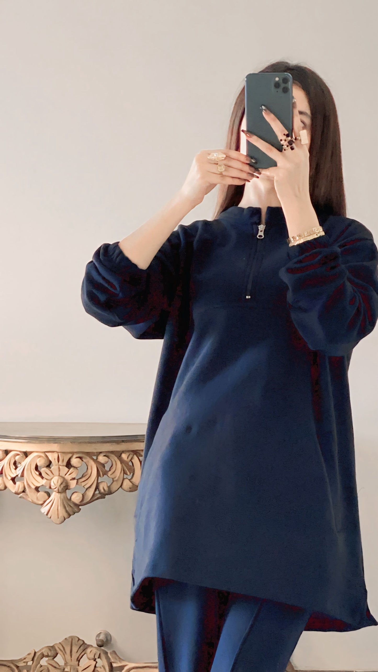 Saimwear Winter Side Pocket 2 Pcs Outfit CH-322