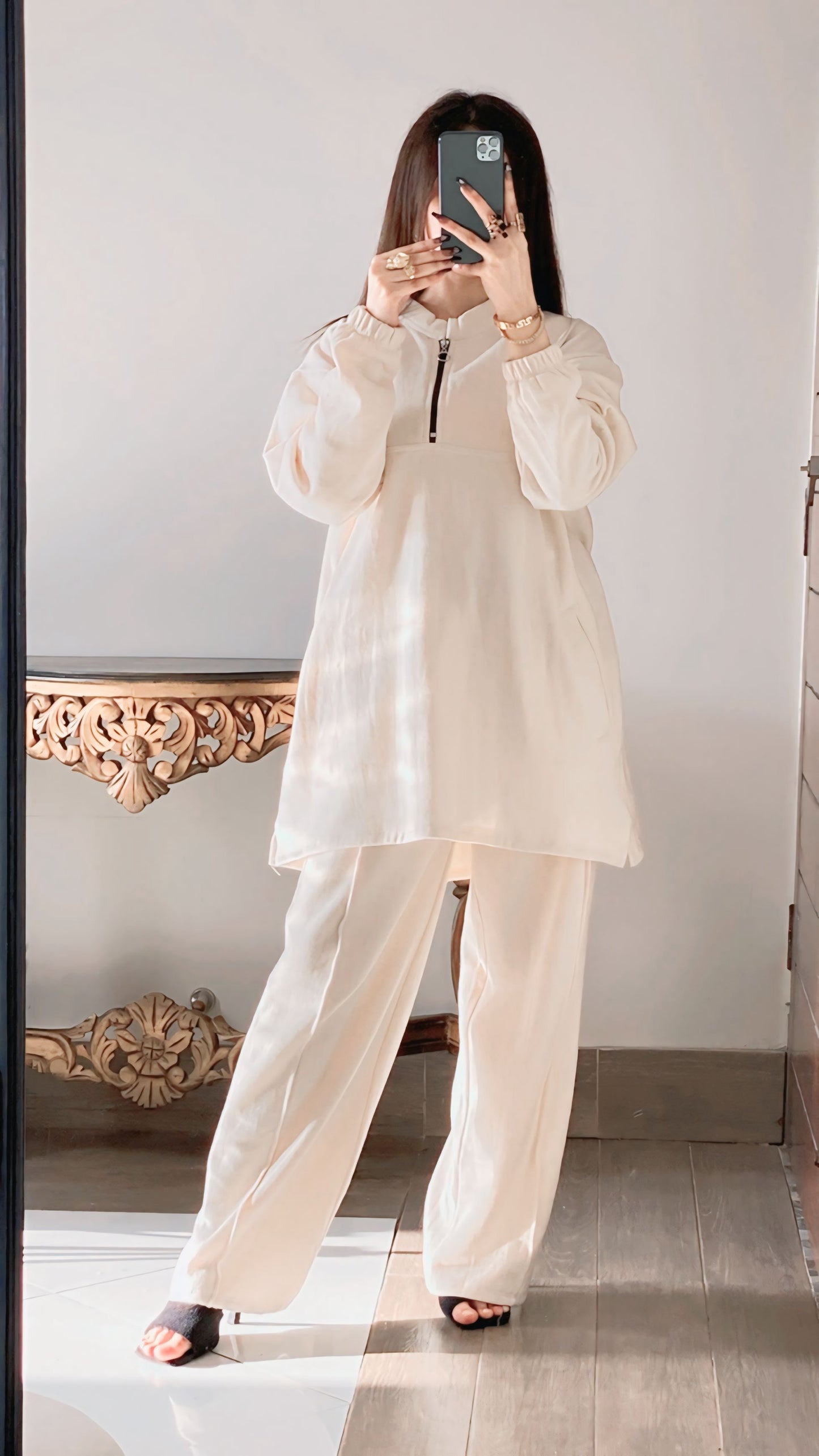 Saimwear Winter Side Pocket 2 Pcs Outfit CH-322