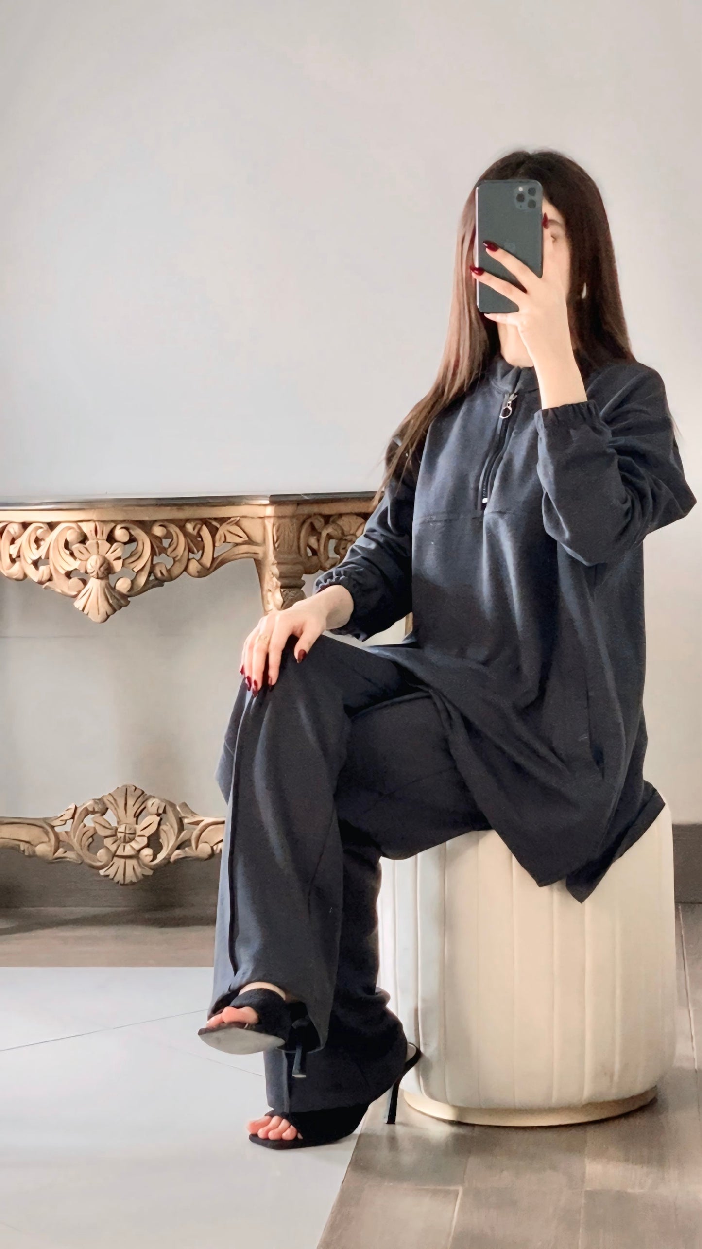 Saimwear Winter Side Pocket 2 Pcs Outfit CH-322