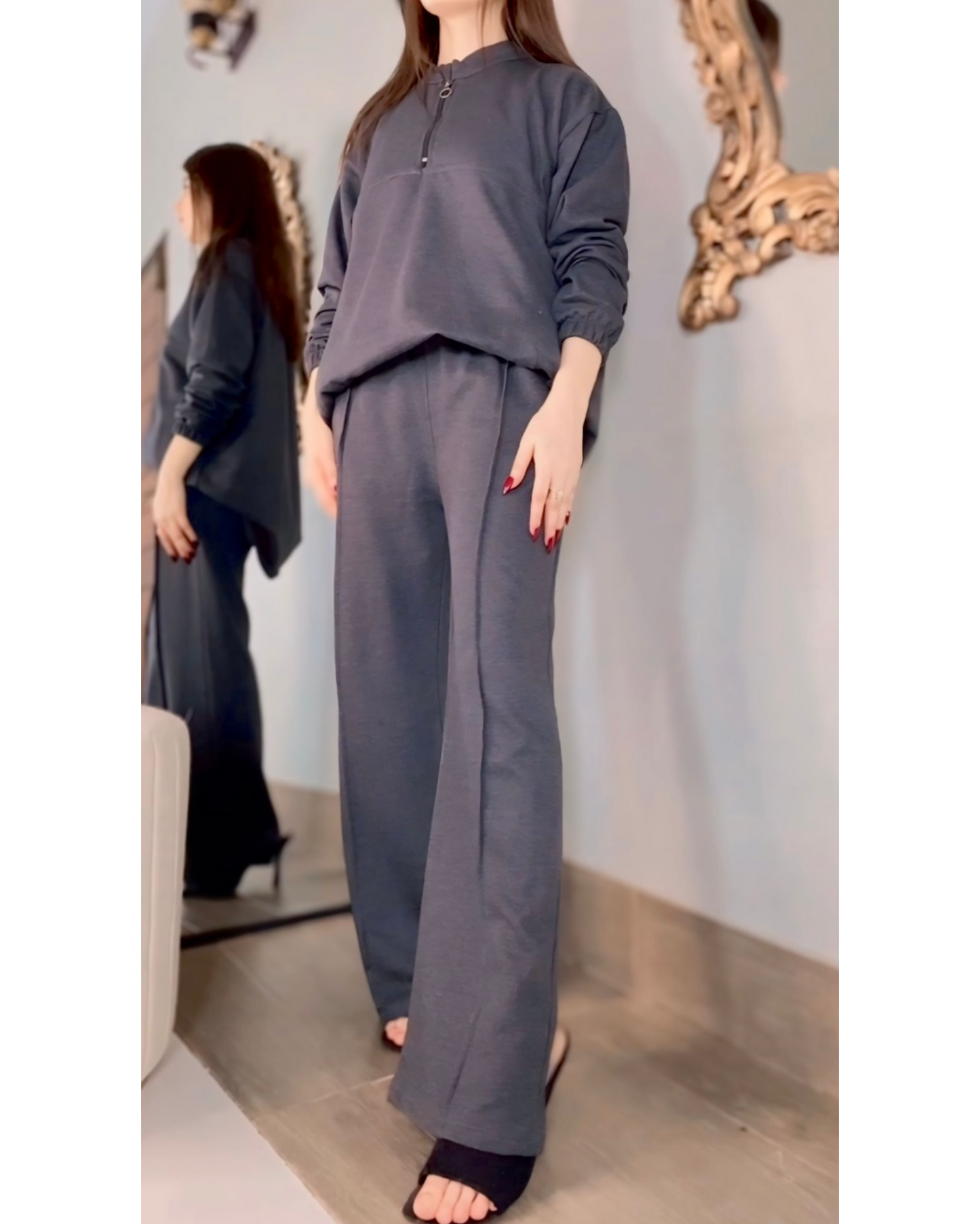 Saimwear Winter Side Pocket 2 Pcs Outfit CH-322