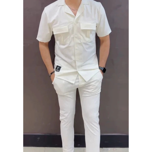 Saimwear's 2 Pcs Collar Style Tracksuit LI-15