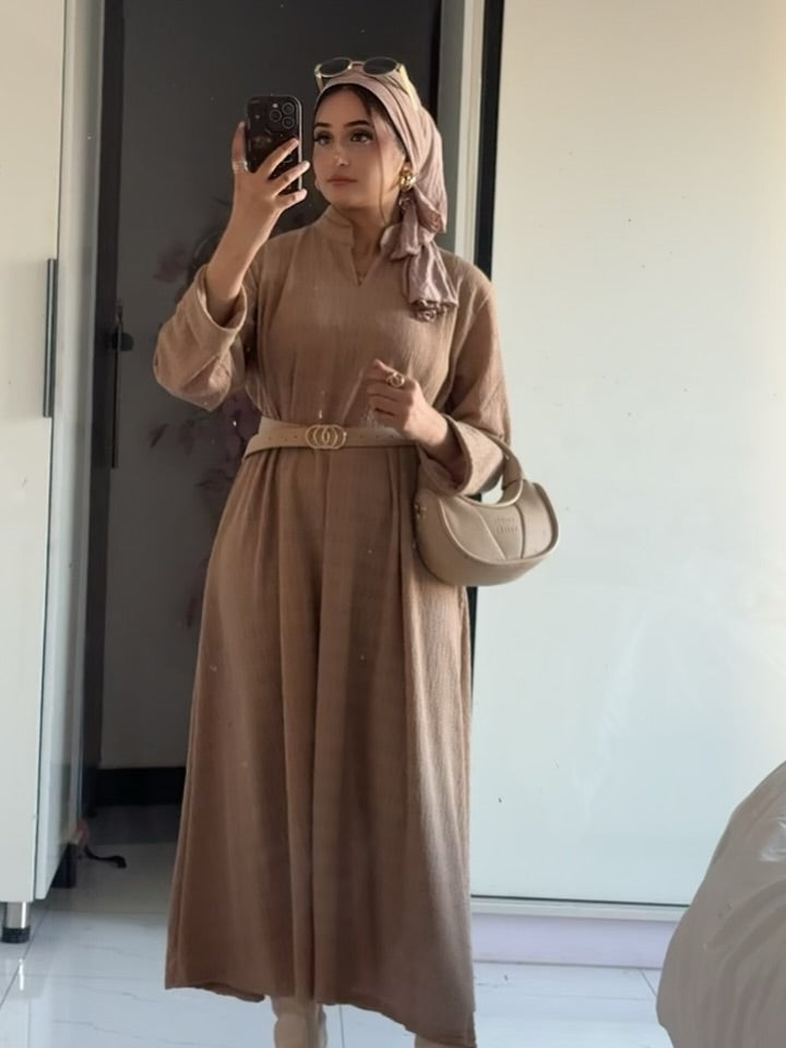 Ch 632 Saimwear Signature Crinkle Pleated Summer Maxi