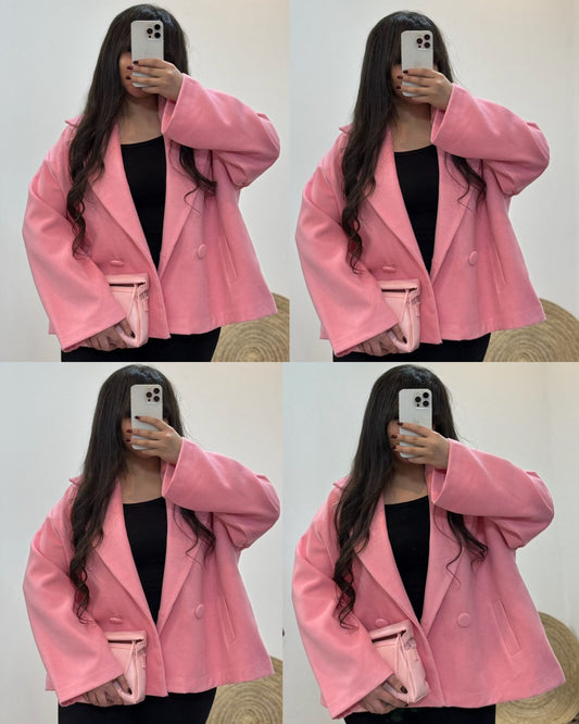 CH - 581 Heritage Double Button Fleece Coat - Saimwear