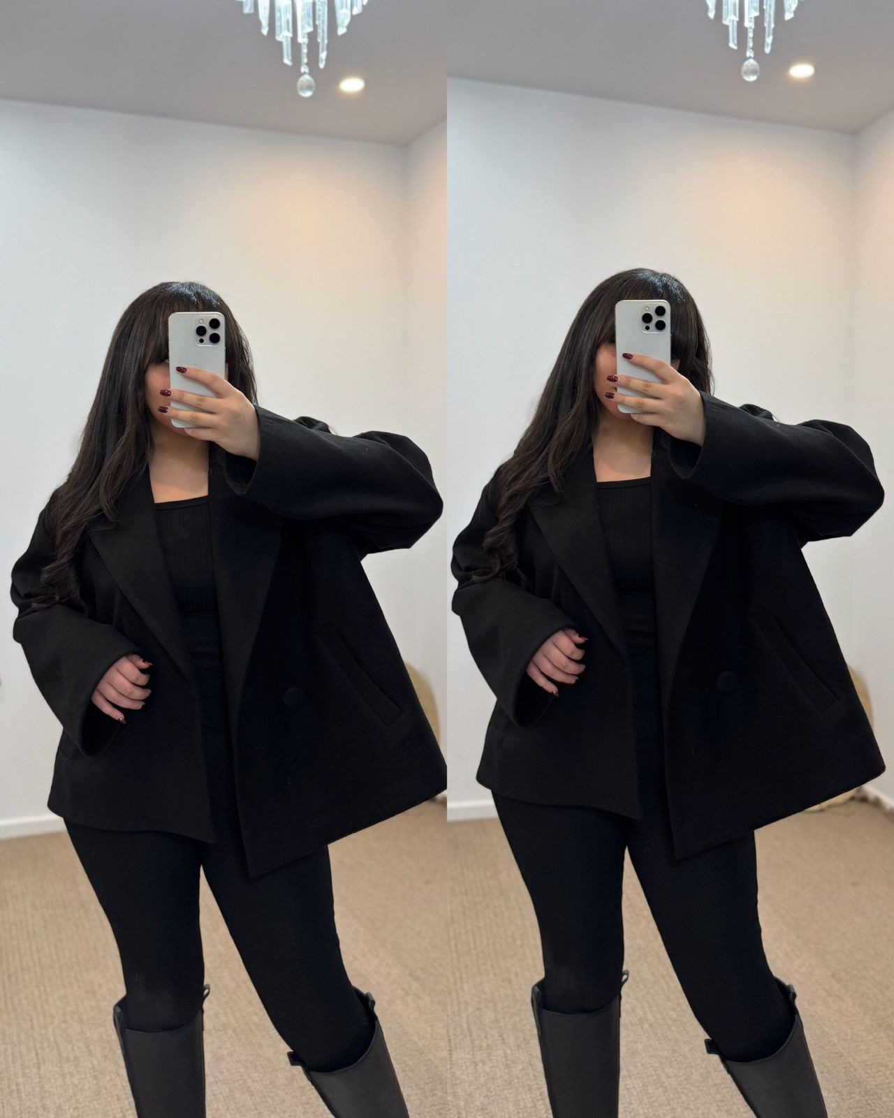 CH - 581 Heritage Double Button Fleece Coat - Saimwear