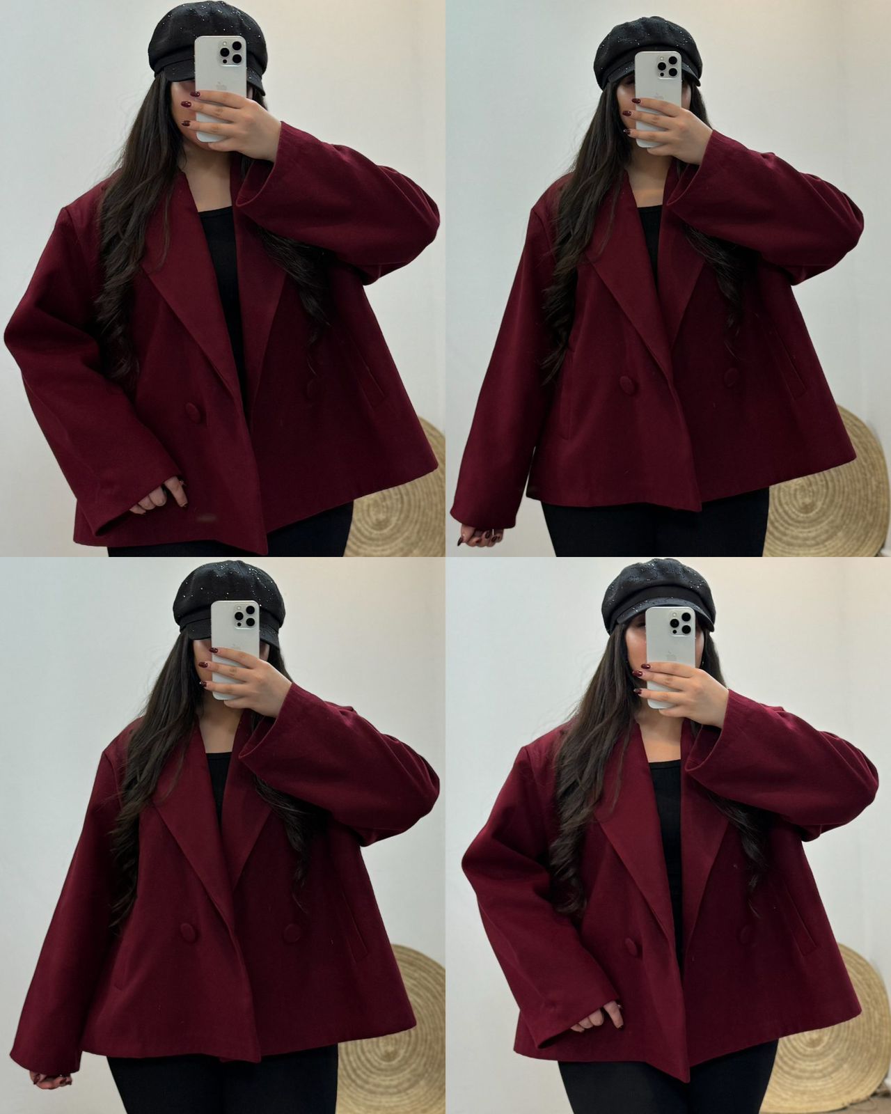 CH - 581 Heritage Double Button Fleece Coat - Saimwear