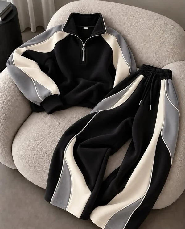CH - 6147 - Wave Fleece Tracksuit - 2 Piece | Saimwear