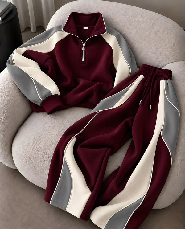 CH - 6147 - Wave Fleece Tracksuit - 2 Piece | Saimwear