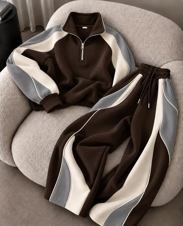 CH - 6147 - Wave Fleece Tracksuit - 2 Piece | Saimwear