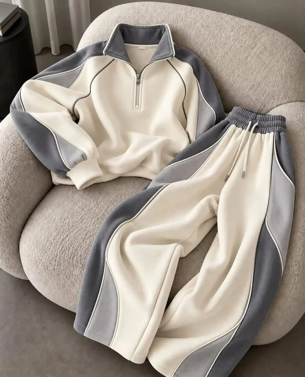 CH - 6147 - Wave Fleece Tracksuit - 2 Piece | Saimwear
