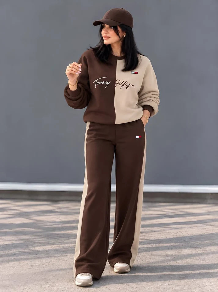 CH - 6145 - Dual-Tone Fleece Tracksuit | Saimwear