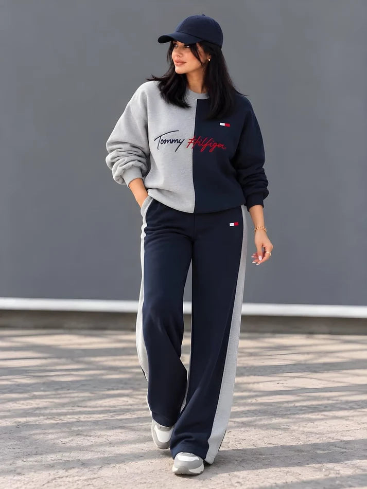 CH - 6145 - Dual-Tone Fleece Tracksuit | Saimwear