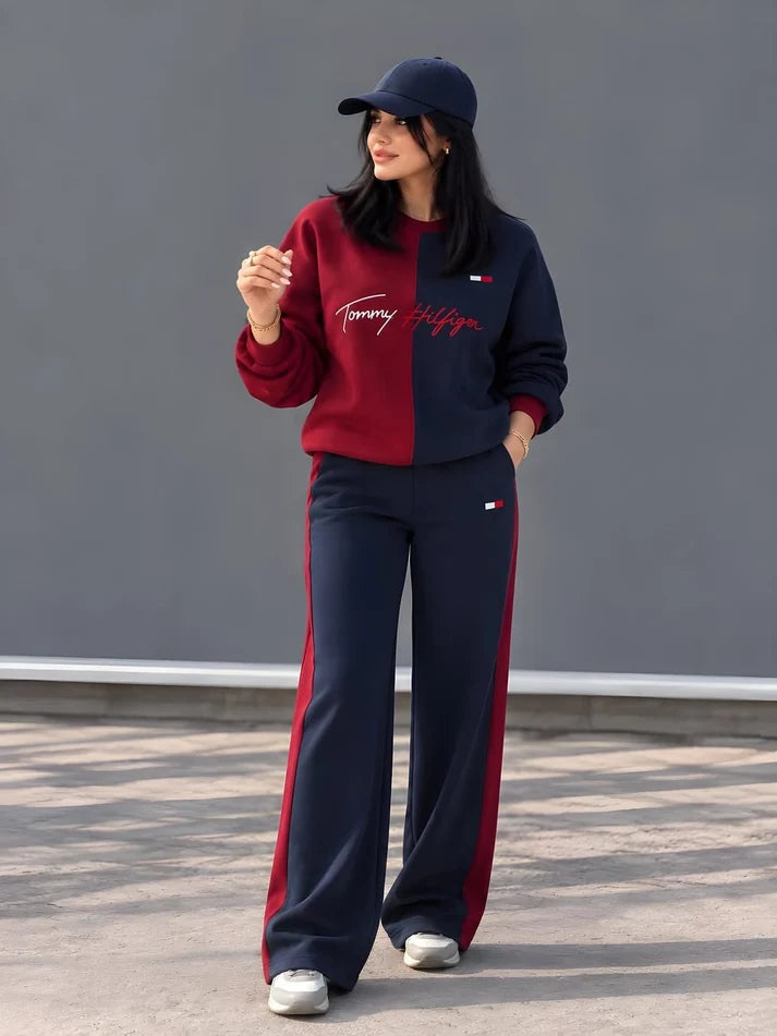 CH - 6145 - Dual-Tone Fleece Tracksuit | Saimwear