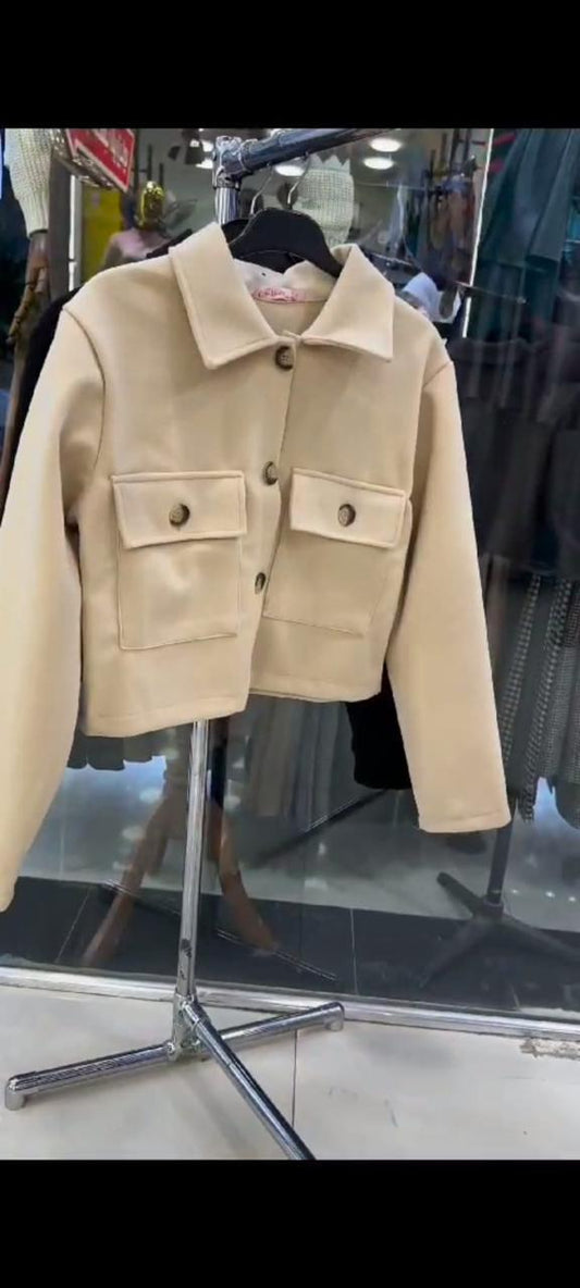 Saimwear Pocket Style Short Fleece Jacket CH 383