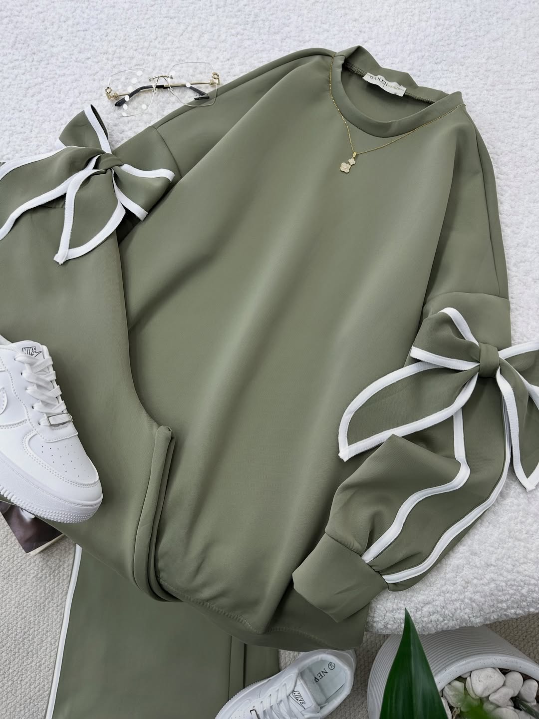 CH 621 -Pookie Bow Co-Ord Set - Saimwear