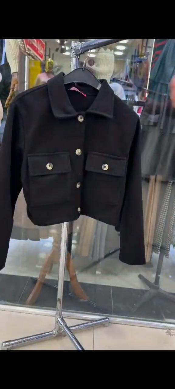 Saimwear Pocket Style Short Fleece Jacket CH 383