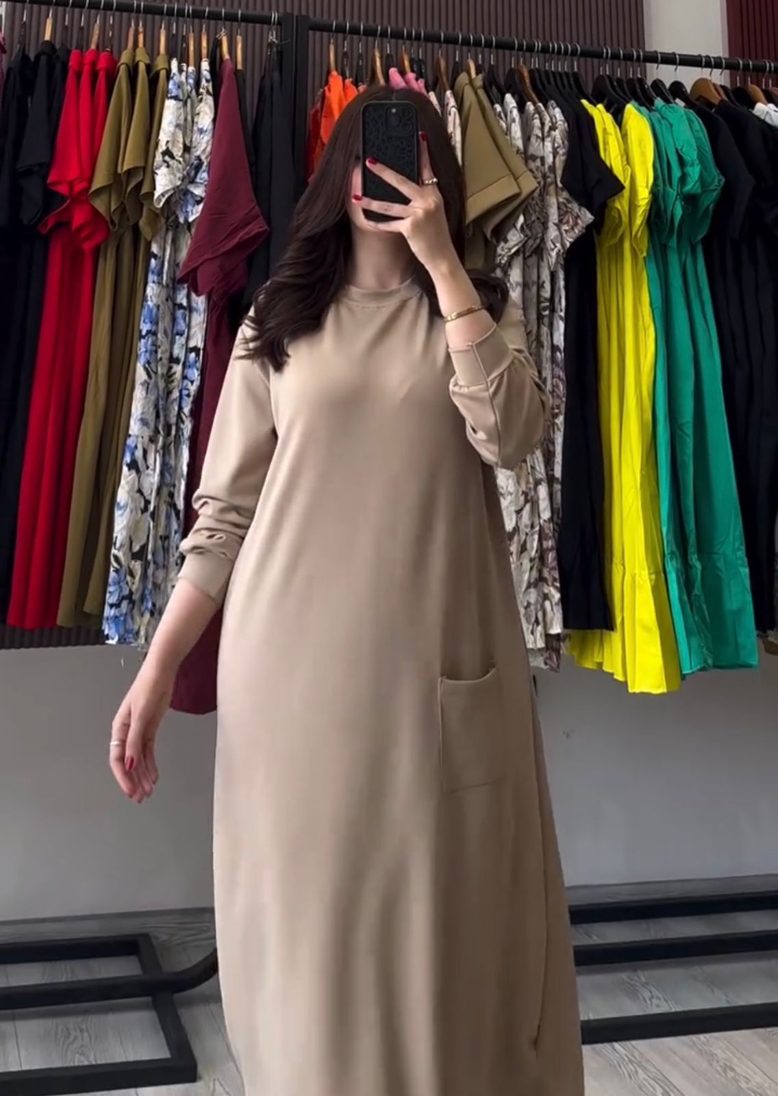 CH 592 - Longline Fleece Top For Winters - Saimwear