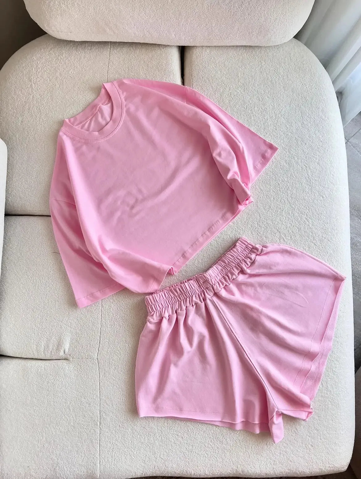 CH - 6094 - Chill Crop & Shorts Co-Ord | Saimwear