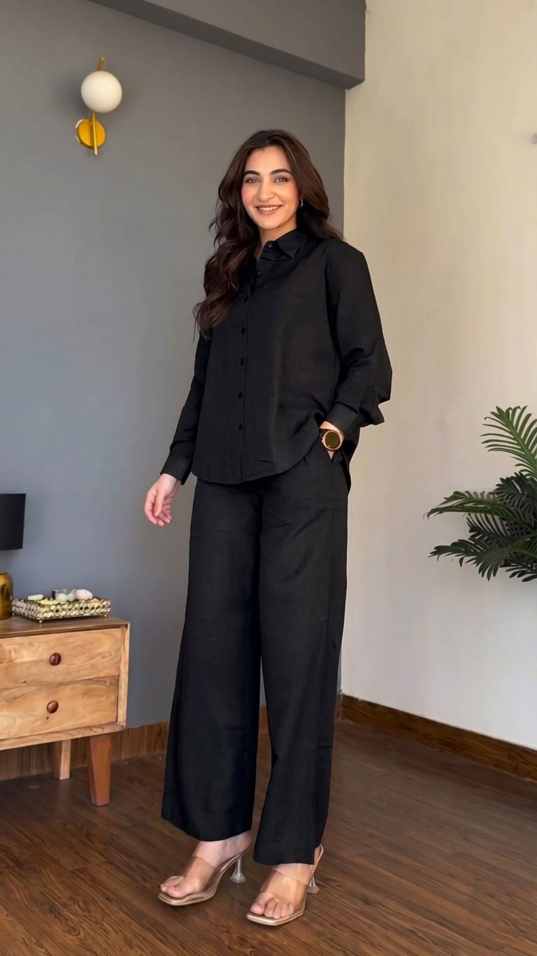 CH - 6063 - Basic Co-ord Set | Saimwear
