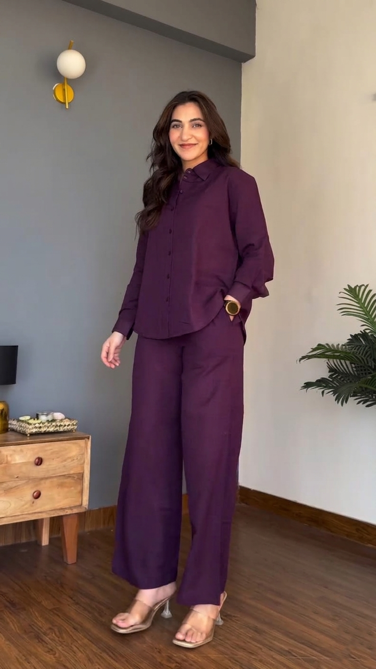 CH - 6063 - Basic Co-ord Set | Saimwear