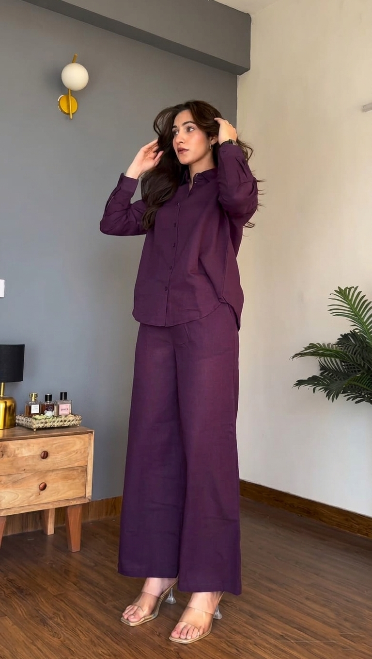CH - 6063 - Basic Co-ord Set | Saimwear