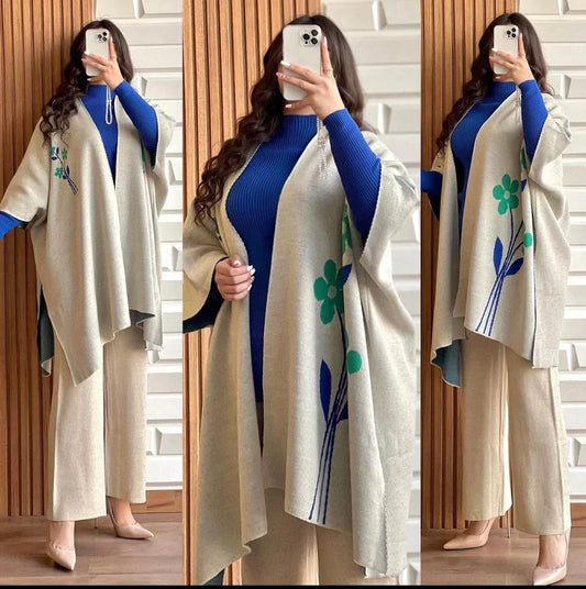 Saimwear Ready To Wear 3 Pcs Winter Fleece Outfit CH-328 - saimwear