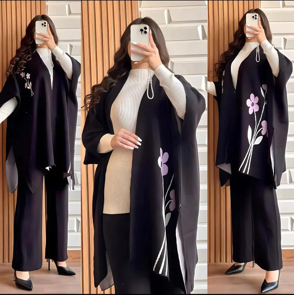 Saimwear Ready To Wear 3 Pcs Winter Fleece Outfit CH-328 - saimwear