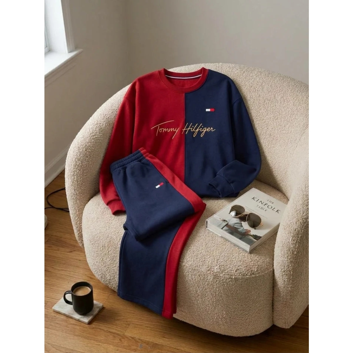 CH - 6145 - Dual-Tone Fleece Tracksuit | Saimwear