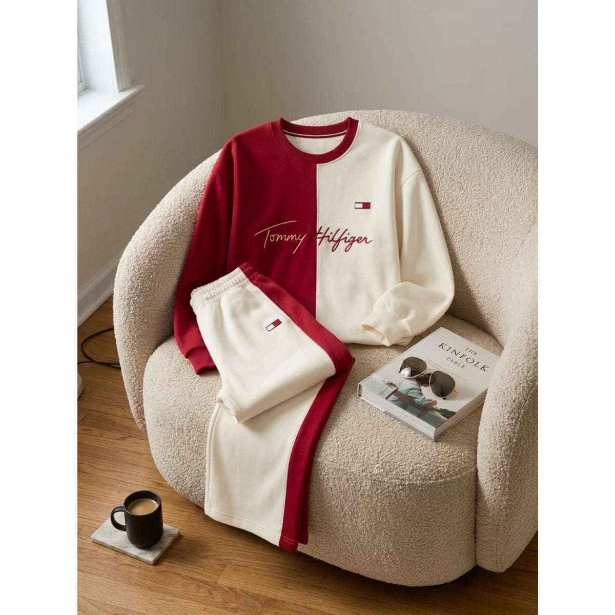 CH - 6145 - Dual-Tone Fleece Tracksuit | Saimwear