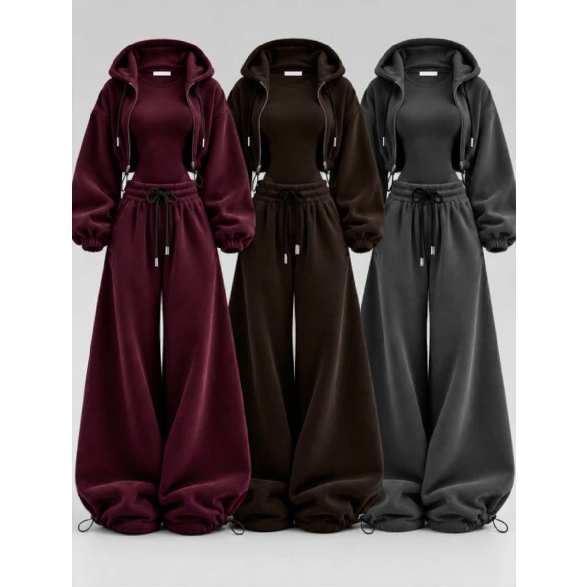 CH - 6157 - Urban Trio Fleece Co-Ord Set | Saimwear