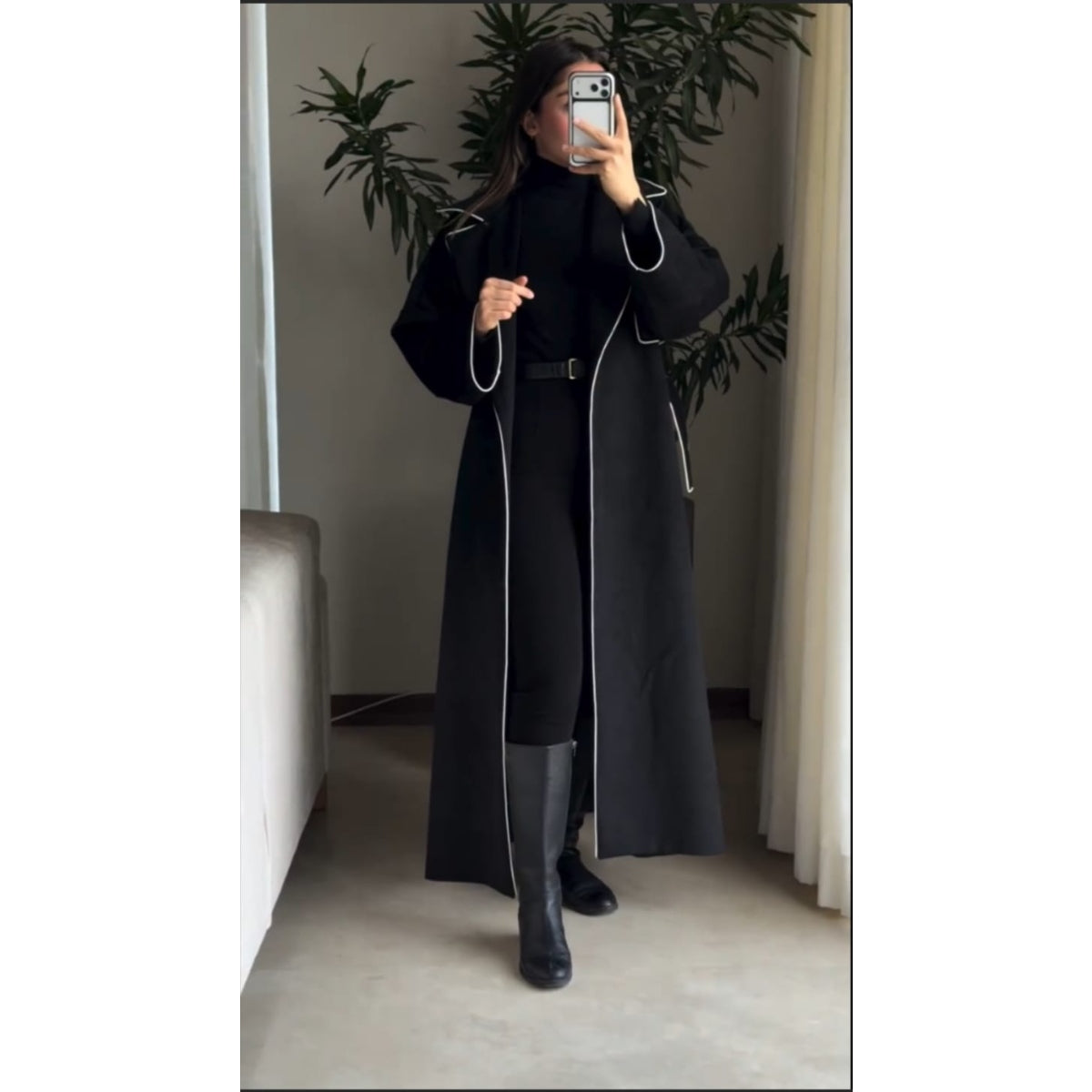 CH - 6154 - Lady Boss Long Coat | Saimwear