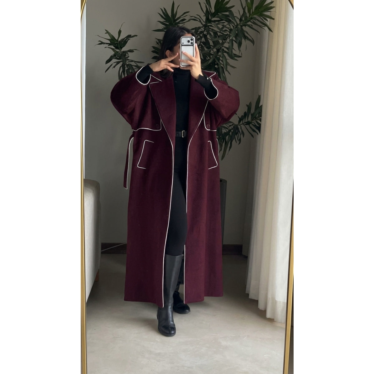 CH - 6154 - Lady Boss Long Coat | Saimwear