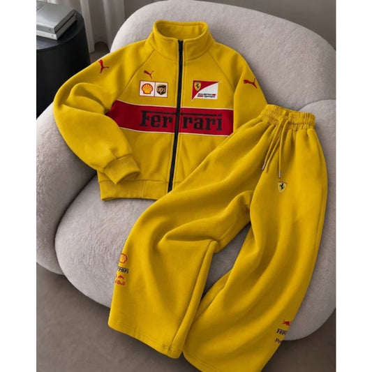 CH - 6155 - Motorsport Fleece Tracksuit - 2 Piece | Saimwear