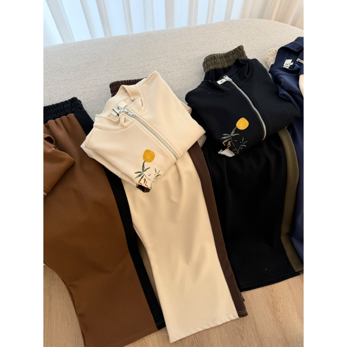 CH - 6160 - Front-Zip Winter Co-Ord | Saimwear