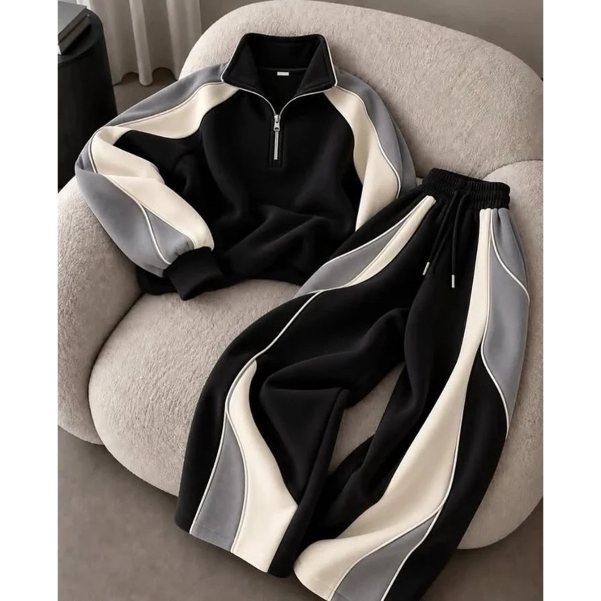 CH - 6147 - Wave Fleece Tracksuit - 2 Piece | Saimwear