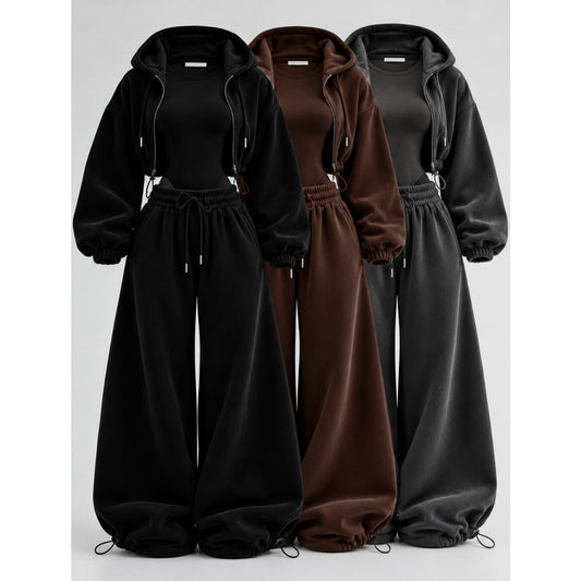 CH - 6157 - Urban Trio Fleece Co-Ord Set | Saimwear