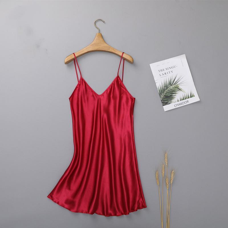 Long Silk Intimate Casual Women Sleepwear Top Chk # P40 - saimwear