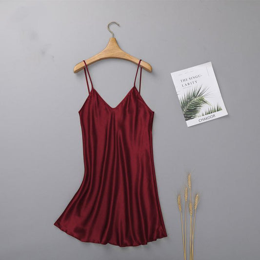 Long Silk Intimate Casual Women Sleepwear Top Chk # P40 - saimwear