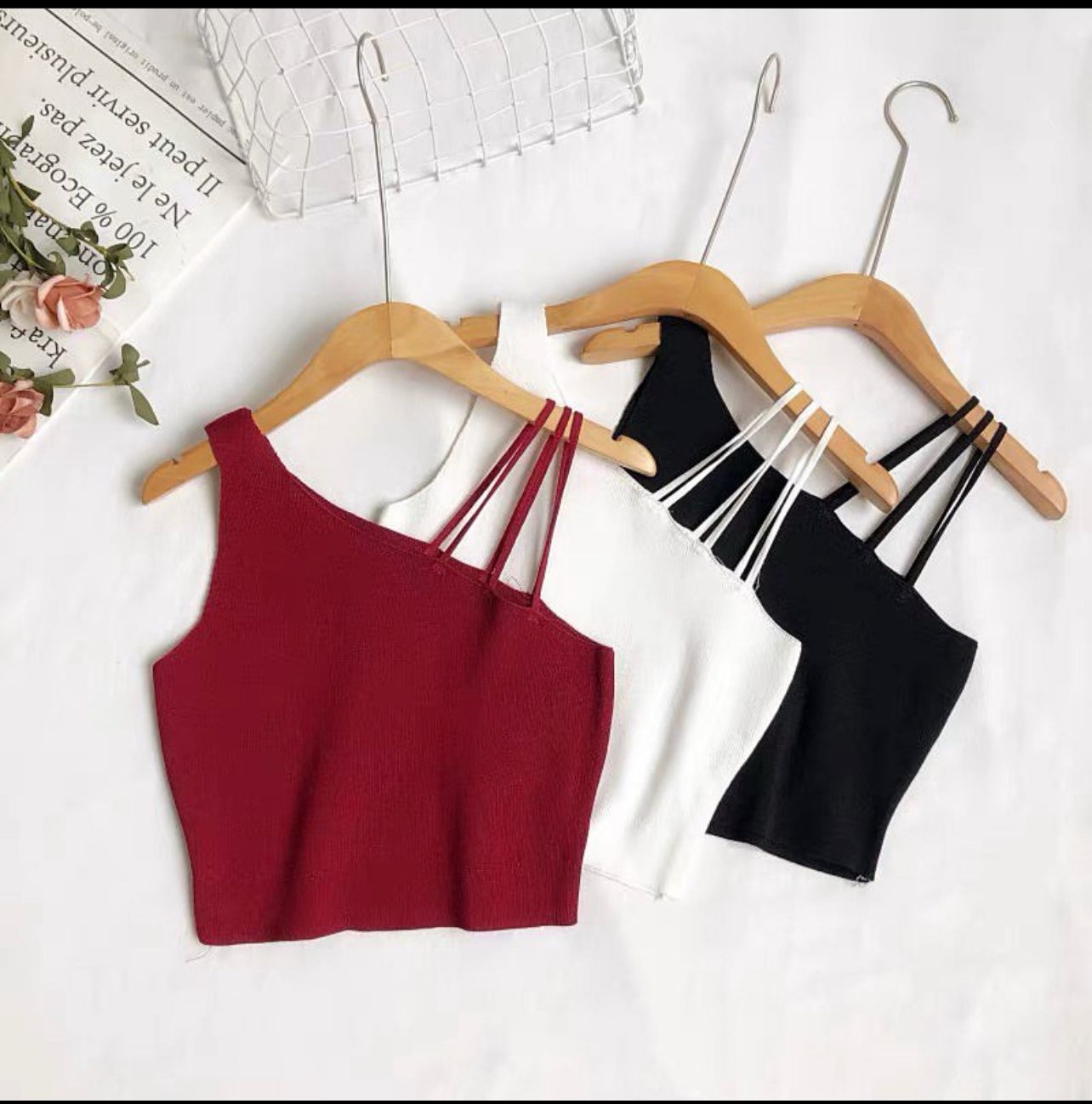 Saimwear Triple Straps Crop Top Ly # 003 - saimwear