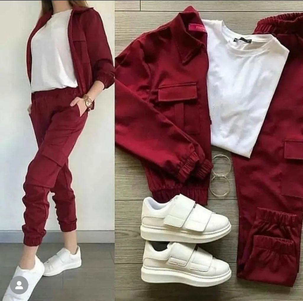 3 Pcs Winter Pocket Style Tracksuit LY-0011 - saimwear