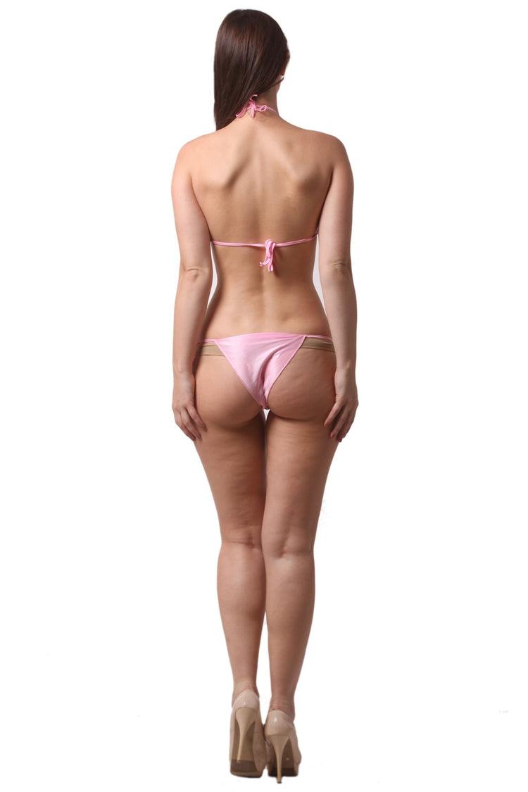 Silk Bikini Set Beach Wear Lingerie P#41 - saimwear